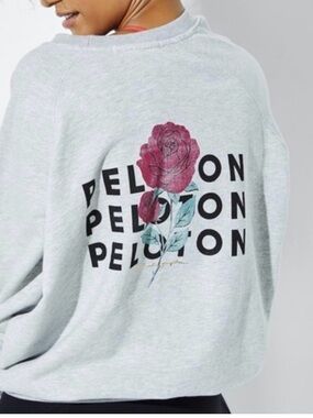 Peloton/ Spiritual Gangster Rose Sweater-size small. Rare find!